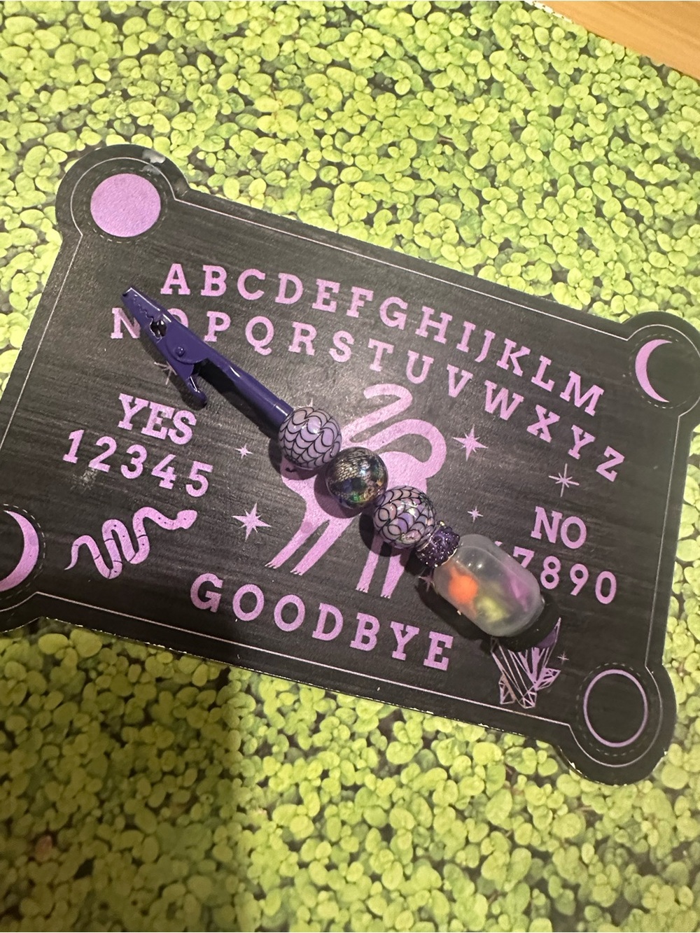 Handmade Spider Jar Beaded Alligator Clip – Fidget Holder Tool